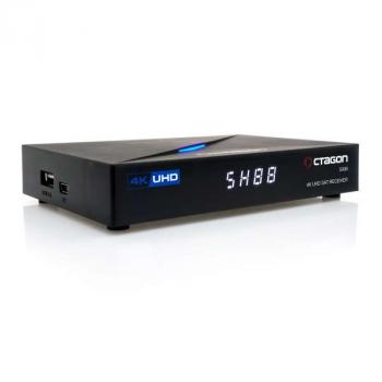 "Octagon SX88 4K UHD S2+IP HDMI USB Kartenleser H.265 TV IP Mediaplayer Schwarz"